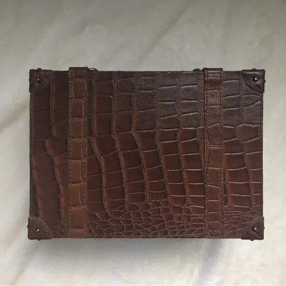 NWT Leather watch organizer bracelet holder jewelry box